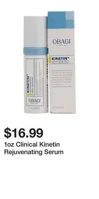 TJ Maxx 1oz Clinical Kinetin Rejuvenating Serum offer