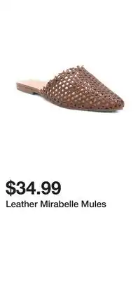 TJ Maxx Leather Mirabelle Mules offer