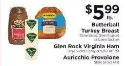 ShopRite Butterball Turkey Breast offer