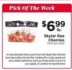 ShopRite Skylar Rae Cherries offer