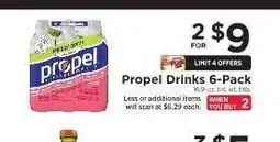 ShopRite Propel Drinks 6-Pack offer