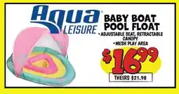 Ollie's BABY BOAT POOL FLOAT offer