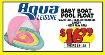 Ollie's BABY BOAT POOL FLOAT offer