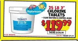 Ollie's 25 LB 3 CHLORINE TABLETS offer