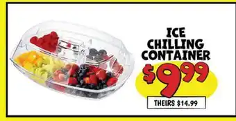 Ollie's ICE CHILLING CONTAINER offer