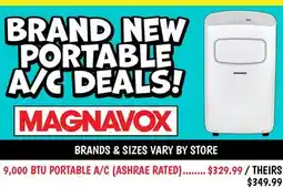 Ollie's 9, 000 BTU PORTABLE A/C offer