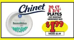 Ollie's Chinet 30 CT 3/4 PLATES offer