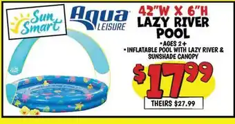 Ollie's 42 W X 6 H LAZY RIVER POOL offer