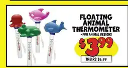Ollie's FLOATING ANIMAL THERMOMETER offer