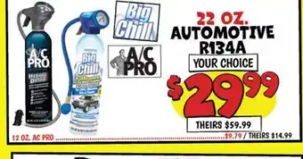 Ollie's 22 oz. AUTOMOTIVE R134A offer