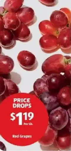 Aldi Red grapes offer