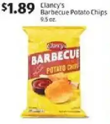 Aldi Clancy's barbecue potato chips offer