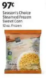 Aldi Season's choice steamed frozen sweet corn offer