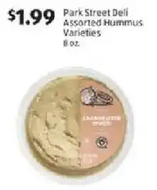 Aldi Park street deli assorted hummus varieties offer