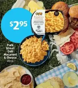 Aldi Park street deli macaroni & cheese offer