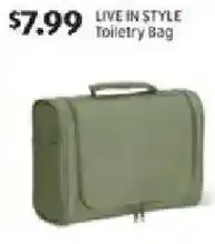 Aldi Live in style toiletry bag offer