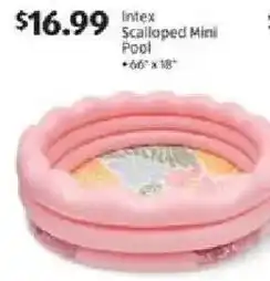 Aldi Intex scalloped mini pool offer