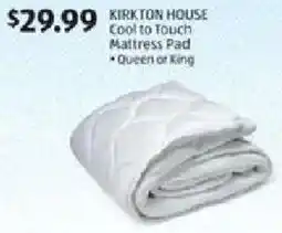Aldi KIRKTON HOUSE Cool to Touch Mattress Pad offer