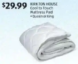 Aldi KIRKTON HOUSE Cool to Touch Mattress Pad offer