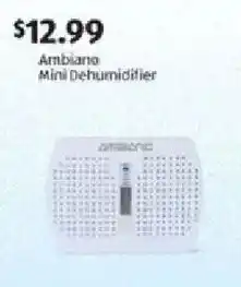 Aldi Ambiano Mini Dehumidifier offer