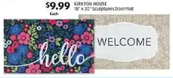 Aldi KIRKTON HOUSE Sculptures Doormat offer