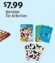 Aldi Bendon Tin Activities offer