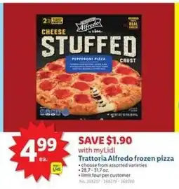 Lidl Trattoria Alfredo frozen pizza offer