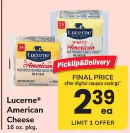 ACME Lucerne American Cheese offer