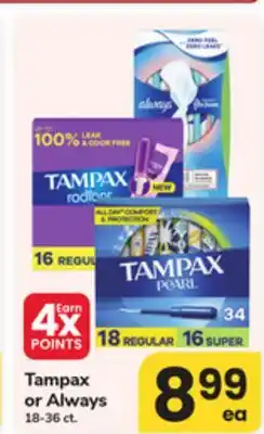 ACME Tampax or Always offer