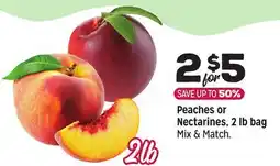 Grocery Outlet Peaches or Nectarines 2 lb bag offer
