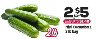 Grocery Outlet Mini Cucumbers offer
