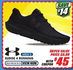 Big 5 Under Armour Surge 4 Men's Running Shoes offer