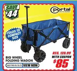 Big 5 Portal Big Wheel Folding Wagon offer