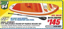Big 5 Hydro-Force Aqua Journey 9' Inflatable Stand-Up Paddle Board Set offer