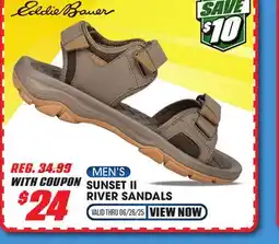 Big 5 Eddie Bauer Sunset II Men's River Sandals offer