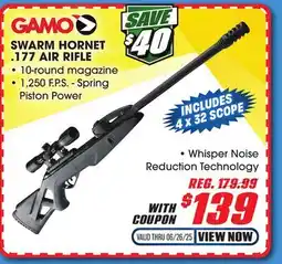 Big 5 Gamo Swarm Hornet .177 Air Rifle offer