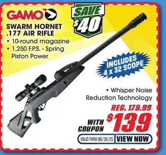 Big 5 Gamo Swarm Hornet .177 Air Rifle offer
