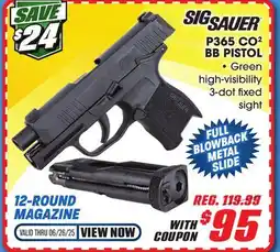 Big 5 Sig Sauer P365 CO2 BB Air Pistol offer