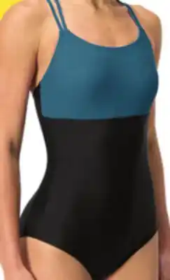 Big 5 Speedo Women's Double Strap 2 Tone One-Piece Swimsuit offer
