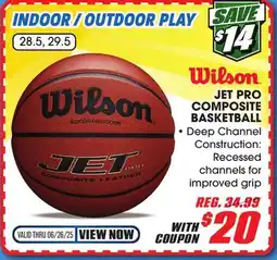 Big 5 Wilson Jet Pro Composite Basketball offer