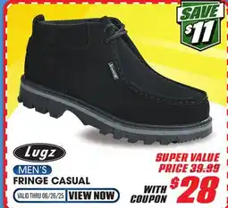 Big 5 Lugz Fringe Men's Casual Shoes offer