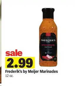 Meijer Frederik's by Meijer Marinades offer