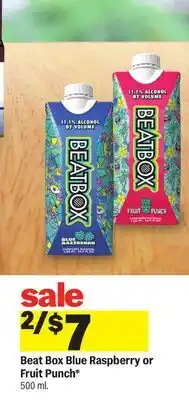 Meijer Beat Box Blue Raspberry or Fruit Punch offer