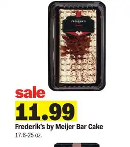 Meijer Frederik's by Meijer Bar Cake offer