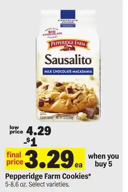 Meijer Pepperidge Farm Cookies offer