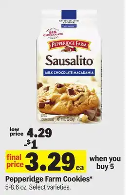 Meijer Pepperidge Farm Cookies offer