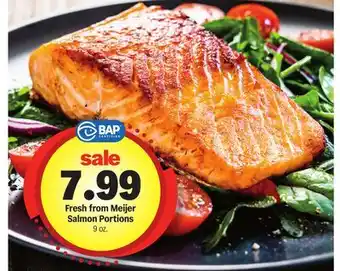 Meijer Fresh from Meijer Salmon Portions offer