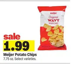 Meijer Meijer Potato Chips offer
