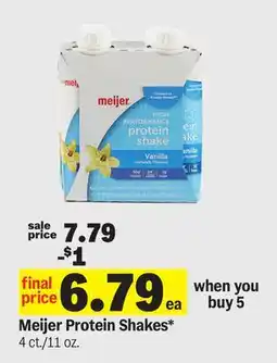 Meijer Meijer Protein Shakes offer
