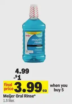 Meijer Meijer Oral Rinse offer